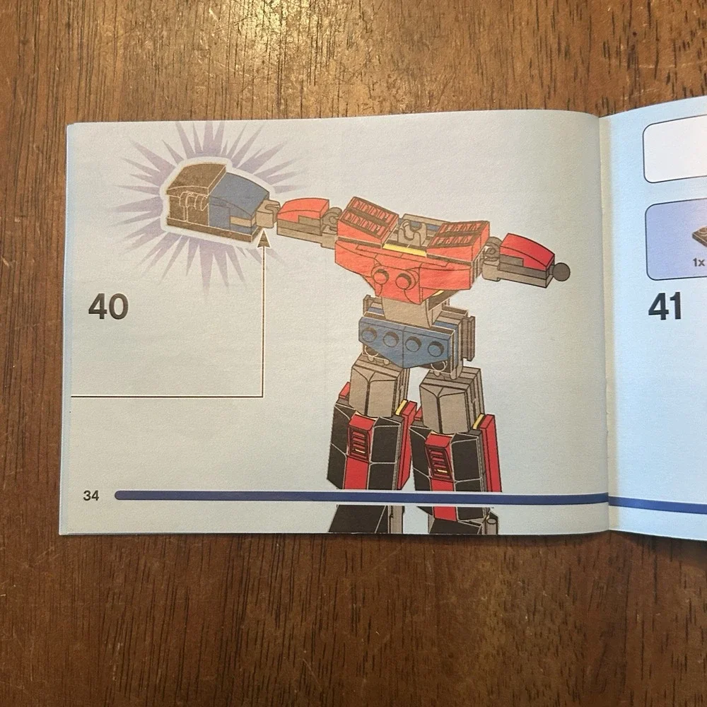 Lego 2022 Creator MANUAL ONLY 3-in-1 Super Robot 31124 INSTRUCTION MANUAL ONLY